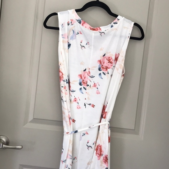 White cotton floral dress - Picture 4 of 4